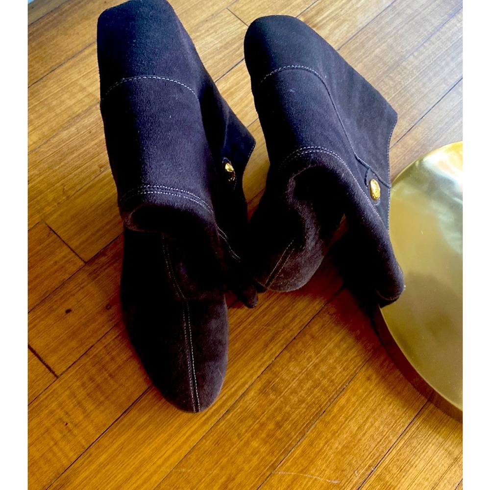 Lily Pulitzer Brown suede knee high boots